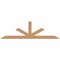 Ekena Millwork Saratoga Timber Gable Bracket, Western Red Cedar, 108"W x 31 1/2"H x 5 1/2"D x 5 1/2"F, 7/12 Pitch GBW108X31X0606SAR00SWR - alternate 1
